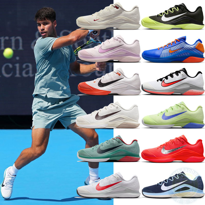 Nike Sports Shoes for Men and Women 2026 Zheng Qinwen/Alcaraz French Open Tennis Shoes Fv5552/Hf7827