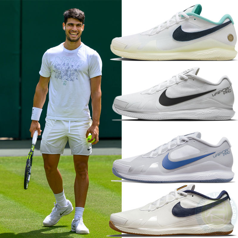 Nike Tennis Shoes for Men and Women, Alcaraz Air Zoom Pro Lightweight Air-Cushion Shoes Hm3705Cz0220