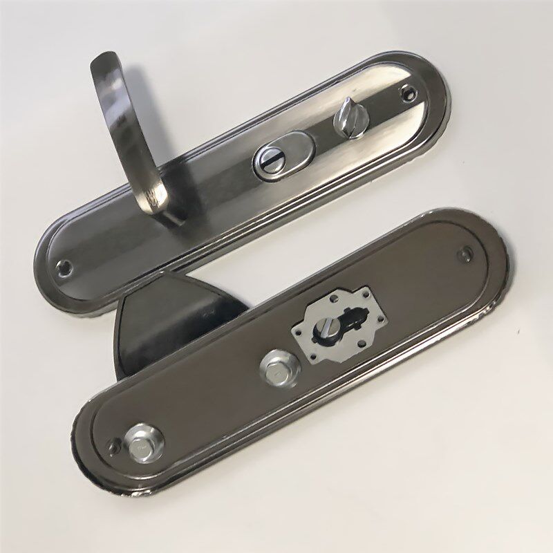 Old fashioned lock lock door lock door lock door handle handle solid panel universal aluminum alloy pig ear black gold