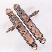 Anti-theft door handle universal accessories door handle home indoor bedroom solid handle thickened door lock accessories