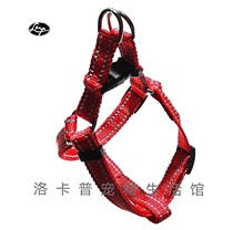  Japan LKIP stainless steel D-ring welding handmade cat with small and medium-sized dogs with classic nylon chest strap