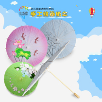 Kindergarten pendant corridor hanging decoration classroom decoration oil-paper umbrella hand-painted indoor air creative manual umbrella layout