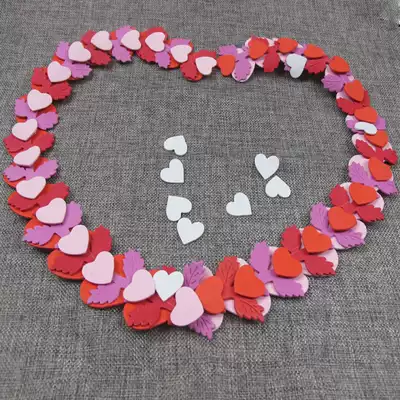 Kindergarten love photo frame small flower combination wall stickers classroom blackboard environment layout decoration foam three-dimensional wall stickers