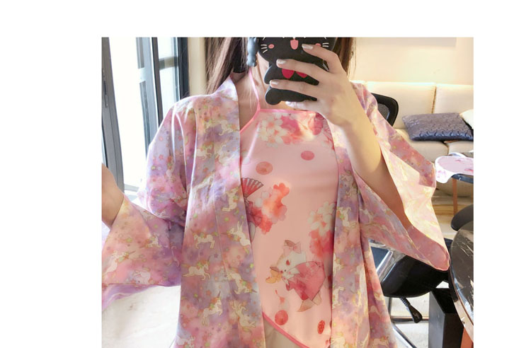 Retro Hanfu Lụa Dưới Đám Mây Kết Cấu Tạp Dề Nhật Bản Mềm Cô Gái Dễ Thương Hoang Dã Sexy Apron Vest Đồ Ngủ