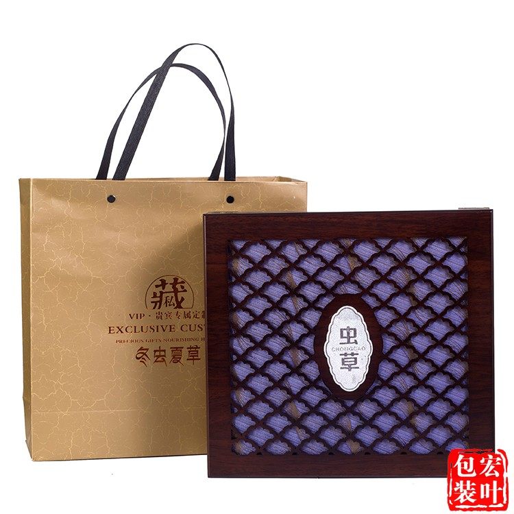 Cordyceps packaging box health upscale gift box Cordyceps special gift box Cordyceps wood box wholesale