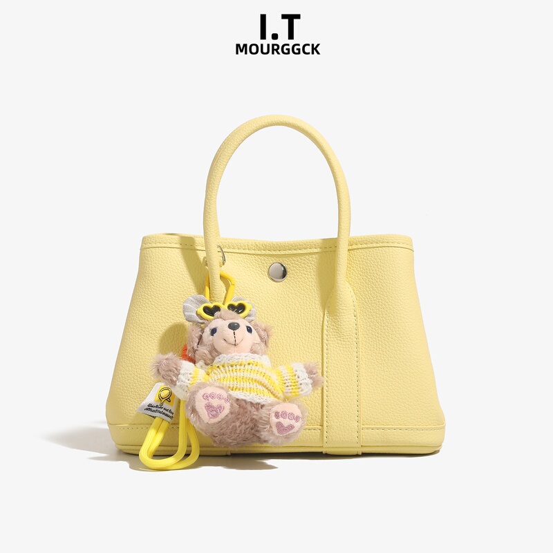Genuine Leather Mini Garden Bag for Women, Versatile Tote Bag with a High-End Feel, 2026 New Commuter Handbag, Shoulder and Crossbody Bag