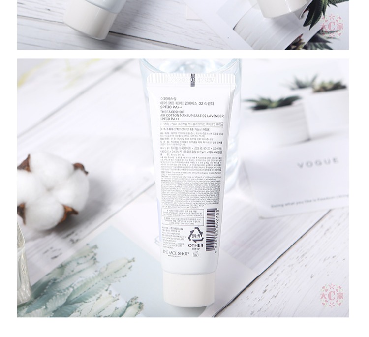 Big C home Hàn Quốc The Face Shop / cửa hàng thơ Philippines trang điểm kem trước cơ sở để làm sáng bức xạ che khuyết điểm kem che khuyết điểm mac