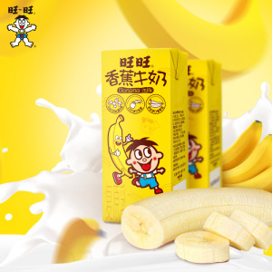 旺旺早餐香蕉牛奶190ml*12盒
