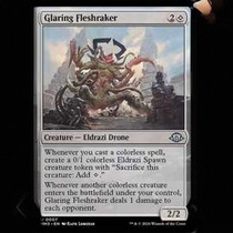 Magic: The Gathering Modern Horizons 3 MH3 Glaring Fleshraker Chinese and English Silver