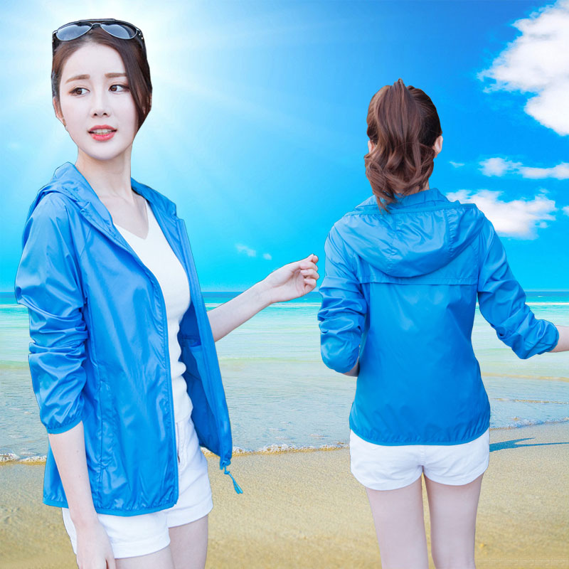 Sunscreen clothes female fuzzy UV breathable 2023 new fairy summer short - term air - speed coat