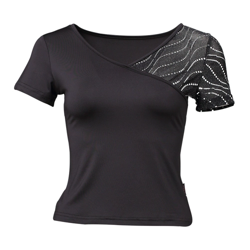 Костюм для кадриль, женские топы с блестками и длинными рукавами, костюмы для трехступенчатого танца, костюмы для матросских танцев, новые топы для латинских танцев