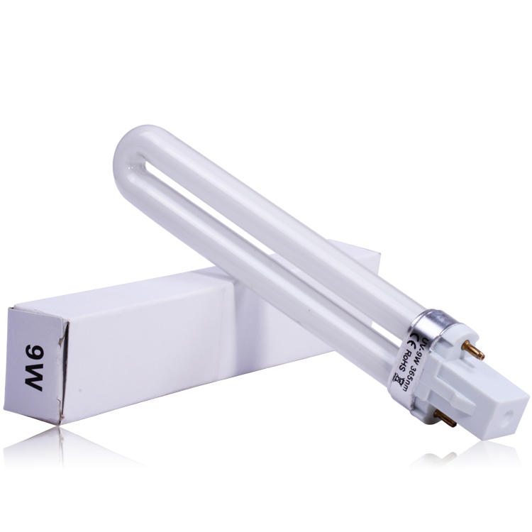 美甲工具 36瓦光疗灯灯管 美甲用品 光疗机灯管9W 9瓦U型灯管