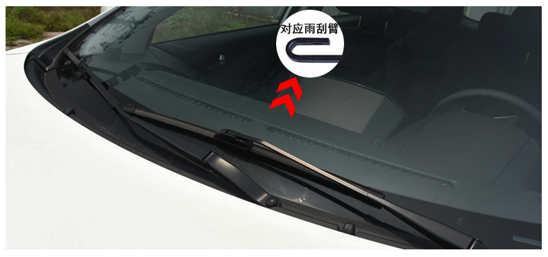 Dongfeng Peugeot 307 Lưỡi gạt nước không xương Mark 301 Peugeot 207 Peugeot 206 Dải gạt nước không xương cao su gạt mưa ô tô