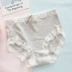 Bảy dòng 3 bài viết Mùa thu và mùa đông mới Chủ đề cotton cotton tóm tắt eo cao liền mạch đồ lót Nhật Bản