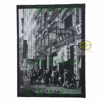 The 8-inch nostalgic old photo has been framed with black and white photos. The Republic of China Shanghai British Concession Road Street Scenery Photo