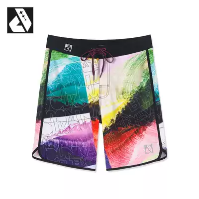 DUNKELVOLK Dakwo Beach Pants Men's Quick Dry Surf Holiday Five Size Shorts Men's Spa Pants