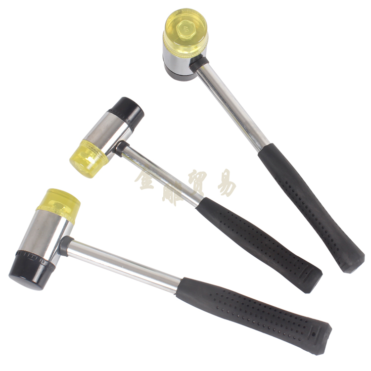 Steel pipe handle installation hammer Small rubber hammer Rubber hammer Rubber hammer Nylon hammer Hammer Replaceable hammer