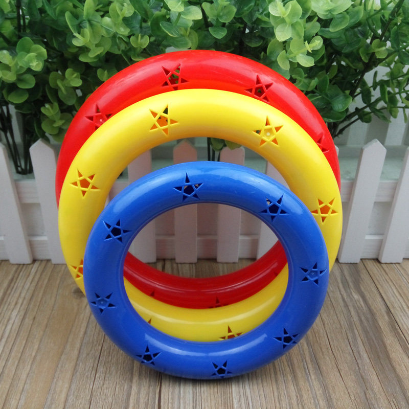 Sound gymnastics ring Kindergarten outdoor morning exercise equipment Children's toy bracelet rattle Sports morning exercise training equipment