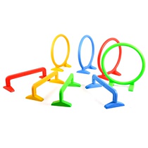 Kindergarten hurdles children drill cave arch door plastic drill hole kindergarten drill ring sports equipment toys