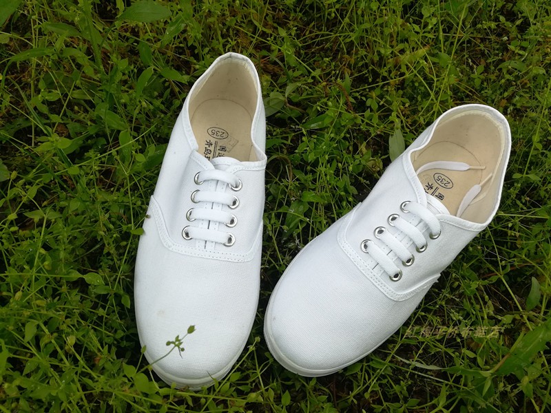Trắng sneakers thể thao trường họp giày trắng giày vải giày tennis giày làm việc hoang dã nhỏ màu trắng giày nam giới và phụ nữ giày thể thao đẹp