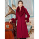 Medium length wool cashmere coat wool fashion