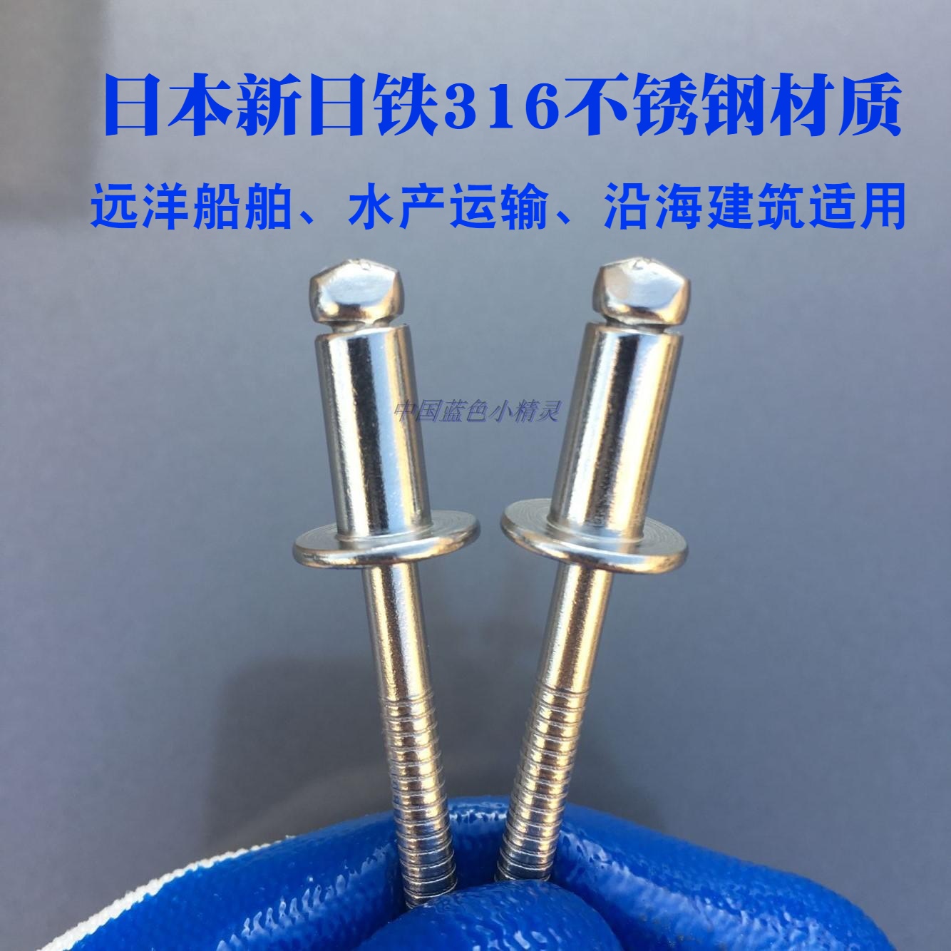 Japan Nippon Steel 316 stainless steel rivets core pulling nails Pull nails for ocean-going ships submarine navigation environment