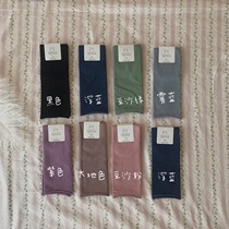 Silk Little Things Sox Children ins Chains 2021 Autumn middle cylinder Sox female Sox brief Pure Color Socks 100 Hitch Stockings Socks