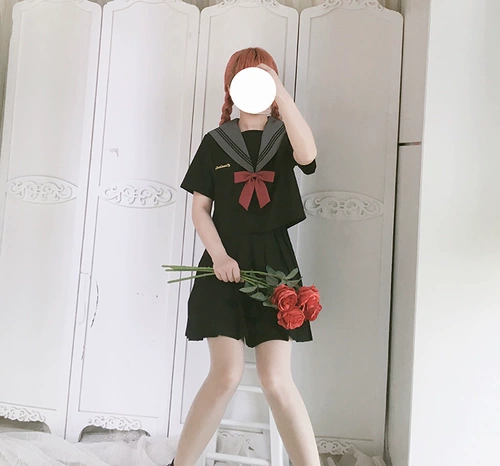 Cindela/Zhuzhu Home Original Jk Sailor Suit Xiafu с короткими рукавами в стиле колледжа тонкий и белый