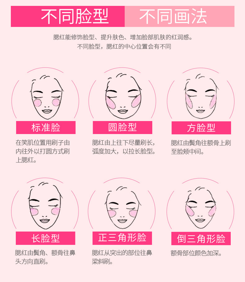 Qiao Di Shang Hui má hồng đích thực trang điểm nude nữ tự nhiên làm sáng da sửa chữa năng lực trang điểm kem trang điểm cửa hàng trang web chính thức phấn má apieu juicy pang