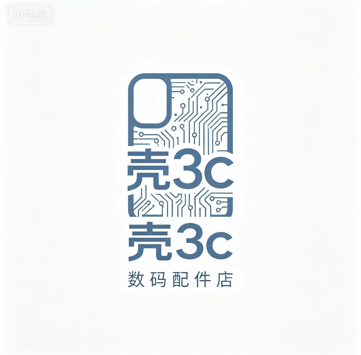壳3c数码配件店的LOGO