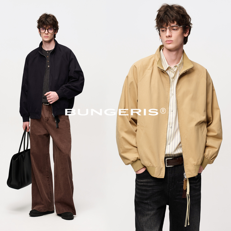 Bungeris'Stiff and Elegant' Lightweight Offduty Harrington G9 Jacket Casual Commuting Men's Coat