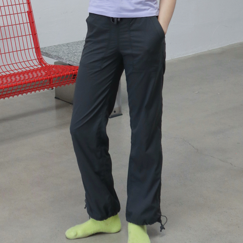 Fad Flower Angel Dance Elastic Herringbone Diagonal Double Drawstring Quick-Drying Loose Straight-Leg Jogger Yoga Dance Practice Pants