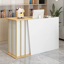 Cashiers Desk Mini minimalist modern bar Counters Clothing Shop Counter Cashier Desk Barbershop Front Desk Reception Desk
