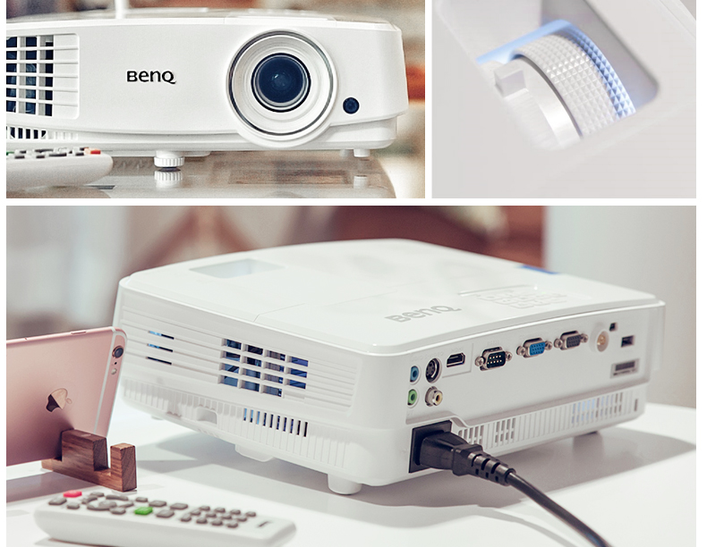 Máy chiếu Benq BenQ E0433 phòng họp kinh doanh thông minh đào tạo tại nhà không dây wifi điện thoại di động - Máy chiếu