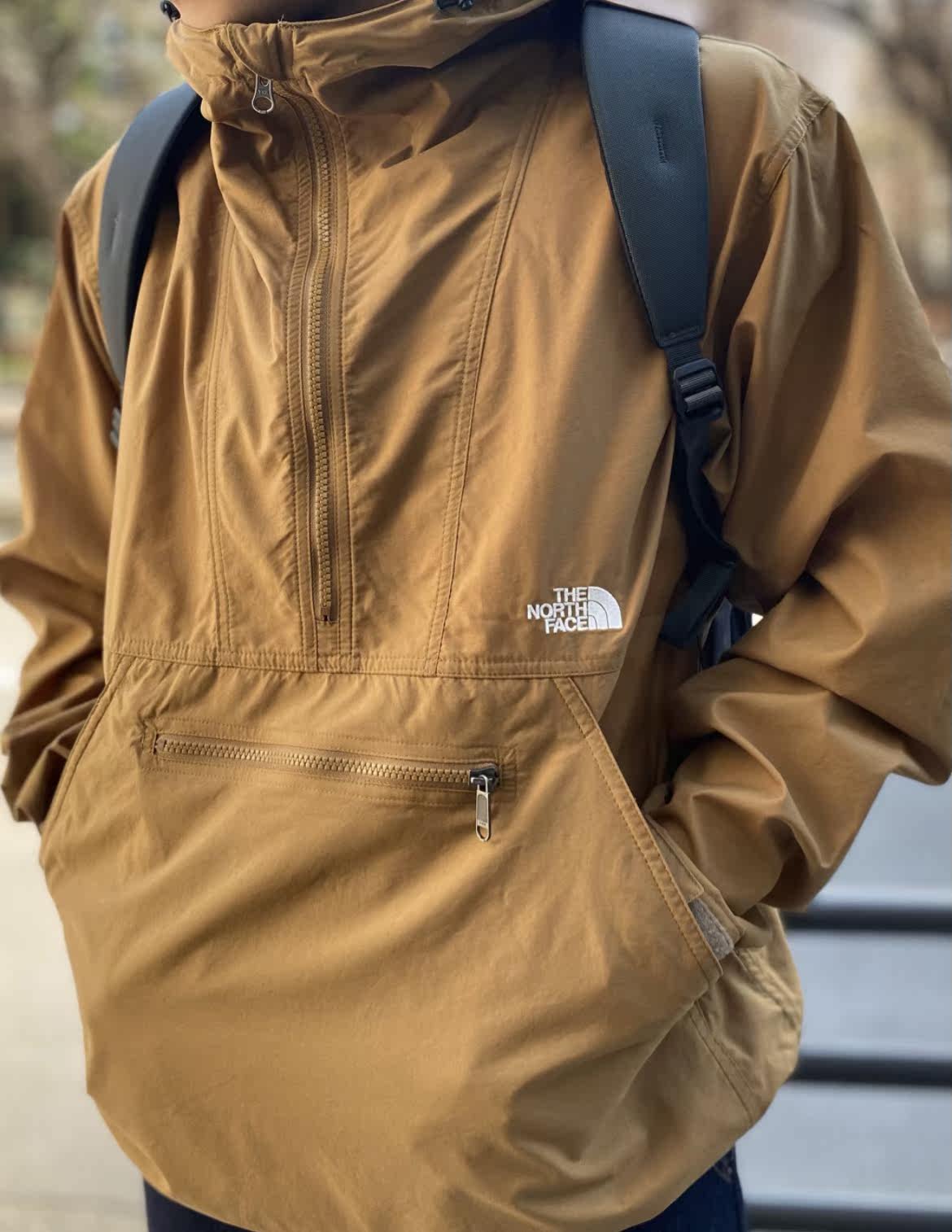 north face compact anorak