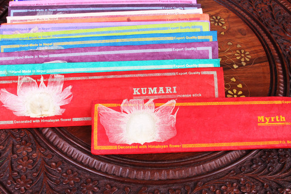 Nepal thơm cánh hoa gia vị đích thực Ấn Độ hương Himalaya dài hương thơm hương nhang que hương gỗ đàn hương - Sản phẩm hương liệu trầm hương tự nhiên