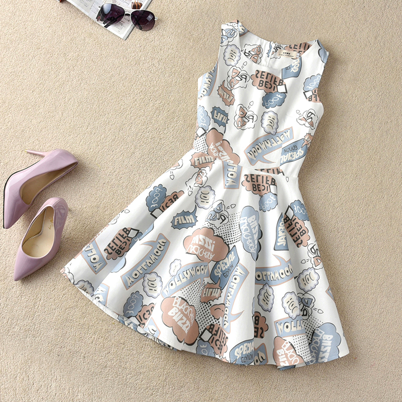 2026 Summer Korean Style New Floral Dress Fashionable High-End Slimming Sweet Fresh Student Internet Celebrity Tank Dress