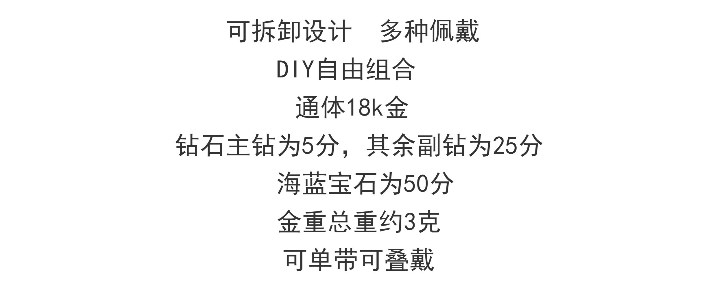 0.25ct Diamond & 0.50ct Aquamarine 18k Gold Necklace - Product image 7