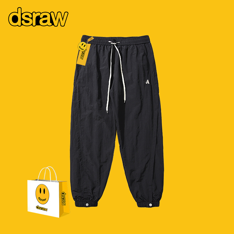 Dsraw Brand Big Sale American Casual Pants Unisex Jogger Sports Washed Trendy Pants Spring and Summer