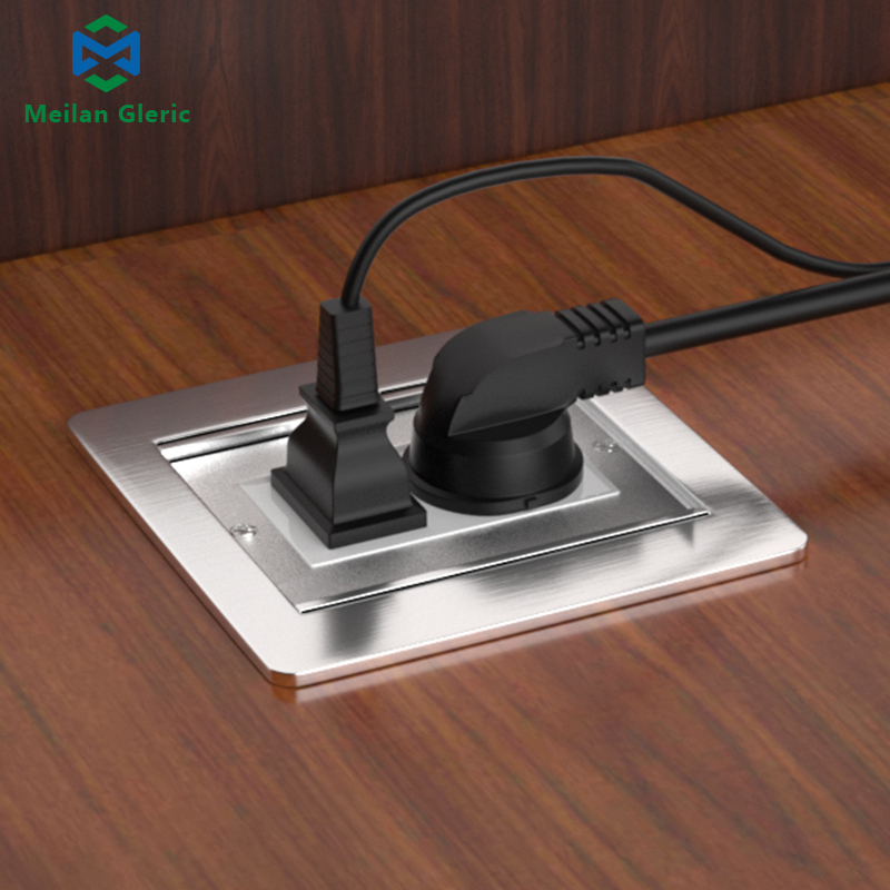 Meillan Geric Mellerian Zhlan Electrical Stainless Steel Ground Inserts Open Concealed Waterproof Invisible Ground Socket