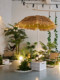 Camping-Style Large Artificial Green Plant Landscaping Combination, Outdoor Trendy Artificial Plants, Indoor Landscape Decoration