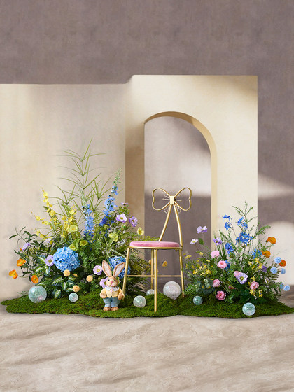 Artificial Flower Forest-Style Wedding Decoration Props New Engagement Decoration Fake Flower Floor Arrangement Floral Photography Props