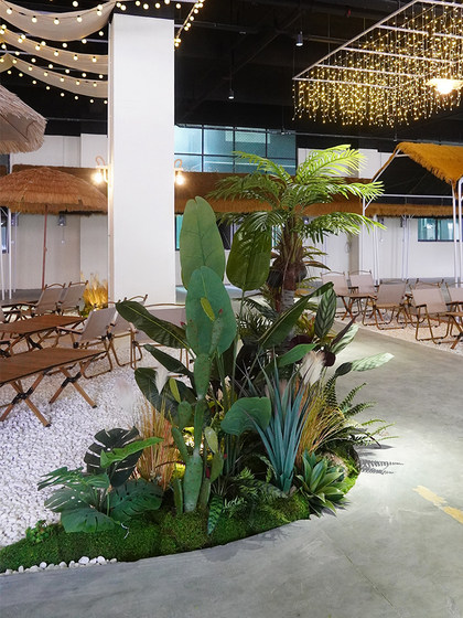 Large Simulated Green Plants, Classy Accessible Luxury Landscaping Decoration, Tropical Plants, Soft Decoration, Floral Art, Restaurant Hotel Decorations, Fake Trees