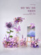 Artificial Flowers, Faux Flower Arrangements, Light Luxury, High-End Purple Wedding Floral Art, Aisle Guide, Sophisticated Wedding Decoration, Scene Setup
