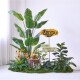 Simulated Plant Landscaping for Restaurants, Popular Photo Spots, Camping-Style Interior Decoration, Tropical High-End Bionic Green Plants