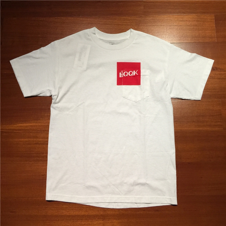 Brooklyn Creative Unit Lqqk Studio Handmade Screen Printing Men's Short-Sleeved T-Shirt American Spot