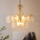 Cream Style Master Bedroom Chandelier French Pastoral Living Room Dining Room Study Chandelier Internet Celebrity Romantic Room Lamps