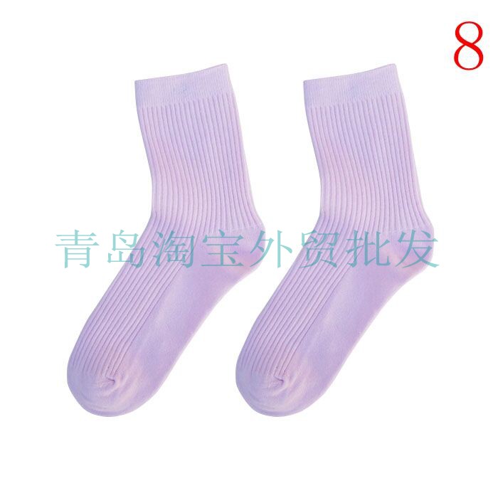 Thoải mái chính chải bông nguyên chất trong các mẫu nữ ống cao không xương mông phụ nữ không thể mua được bóng mùa thu và vớ mùa đông khử mùi và mồ hôi tất nữ cố thấp