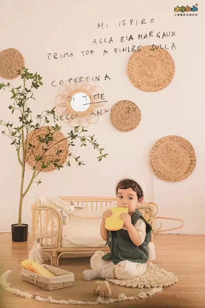 Children's Photography Real Scene Exhibition New Photography Props 100 Days Babe New Movie Shed Shadow Building Renovation Writing True Scene-Taobao