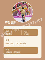 Dynamic Hair Motorcycle Fitness Riding Pendulum Stall Amusement Equipment Props Mesh Red Bike Generator Interaction Device